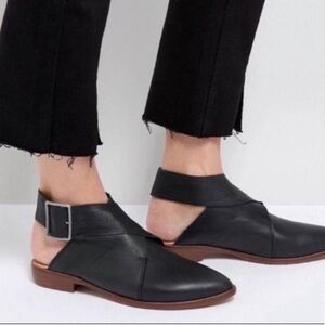 In search of : Free People Bryce Wrap Leather Flats